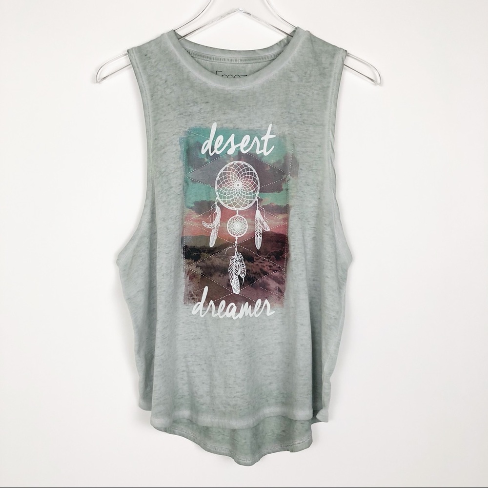 Freeze Desert Dreamer Boho Tee Tank Top Size M